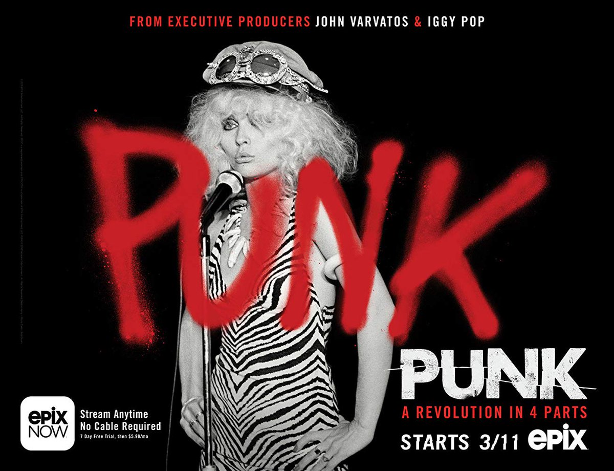 RealityCheckTV2's tweet photo. #NewsFlash: @AceRealityCheck is featured in PT.4 of @EPIXHD #Punk #documentary! See amazing interviews w/ @MarkyRamone @lydonofficial #BillieJoe from @GreenDay, x- @DeadKennedys frontman #JelloBiafra etc.! #RCTVStudio INFO: https://t.co/Jx2OOj5Iyq #punkrock @johnvarvatos @IggyPop https://t.co/wEcYPxiVnf