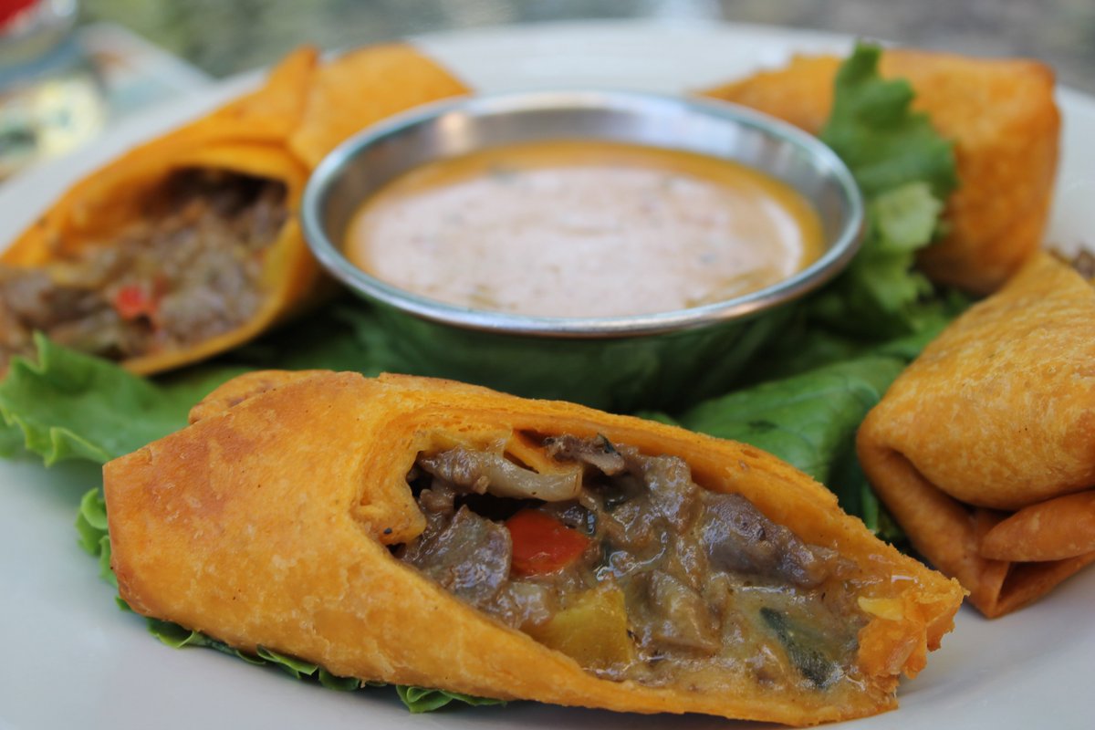 brgrillva's tweet photo. ALWAYS a solid choice! 
🍽: Steak and Cheese Egg Rolls https://t.co/sfL4rQ5doY