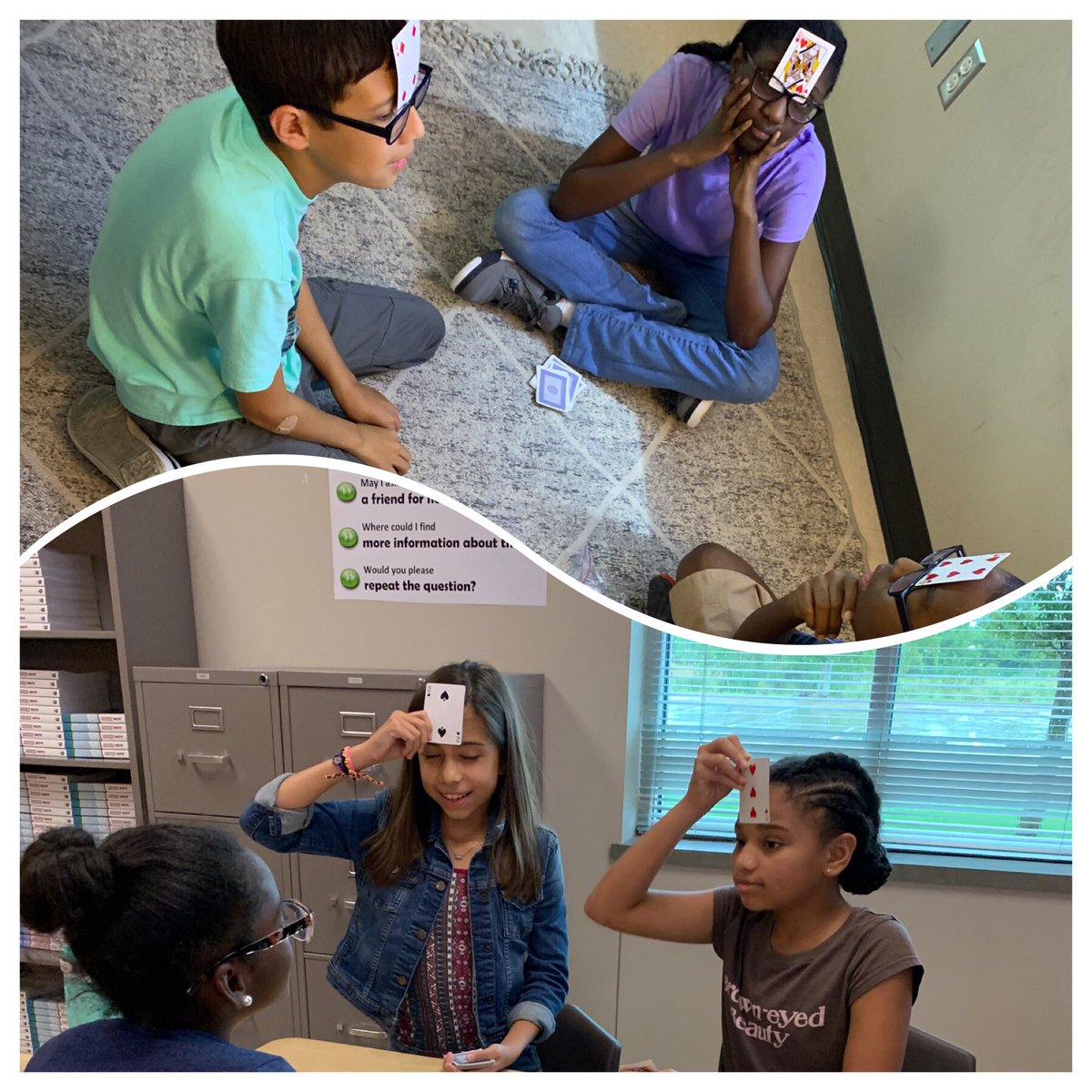 MathRpjh's tweet photo. Ms. Ingalls class played Salute! to practice multiplying and dividing integers #hogslevelup @RodeoPalms  @AlvinISD_Math https://t.co/wR9P47CUX1