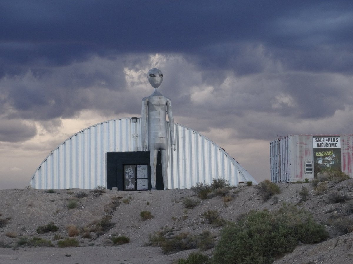 area51basecamp's tweet photo. ICYMI: Tickets are now on sale for 'Storm' Area 51 Basecamp at the @alienresercent on Friday, Sept. 20 and Saturday, Sept. 21. Don't miss the exclusive screening of @JeremyCorbell's hit @netflix documentary "Bob Lazar : Area 51 &amp; Flying Saucers." https://t.co/7bpvfihcpA https://t.co/UGj1uIKVHB