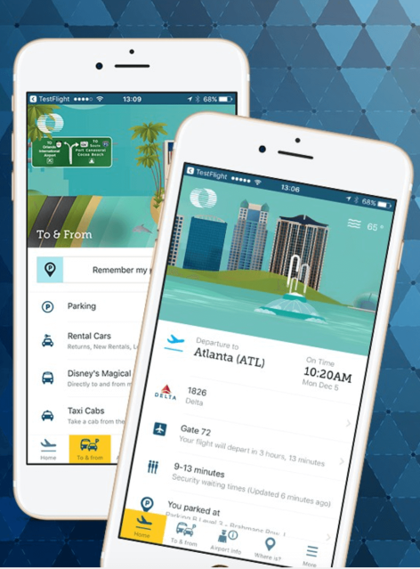kirstintanaka's tweet photo. Orlando International Airport was one of the first airports to offer a #LocationAware mobile experience. @ArubaNetworks shows how a strong network brought the app to life. #Meridian https://t.co/lFHQnT9Fdk https://t.co/bRBUU45c5S