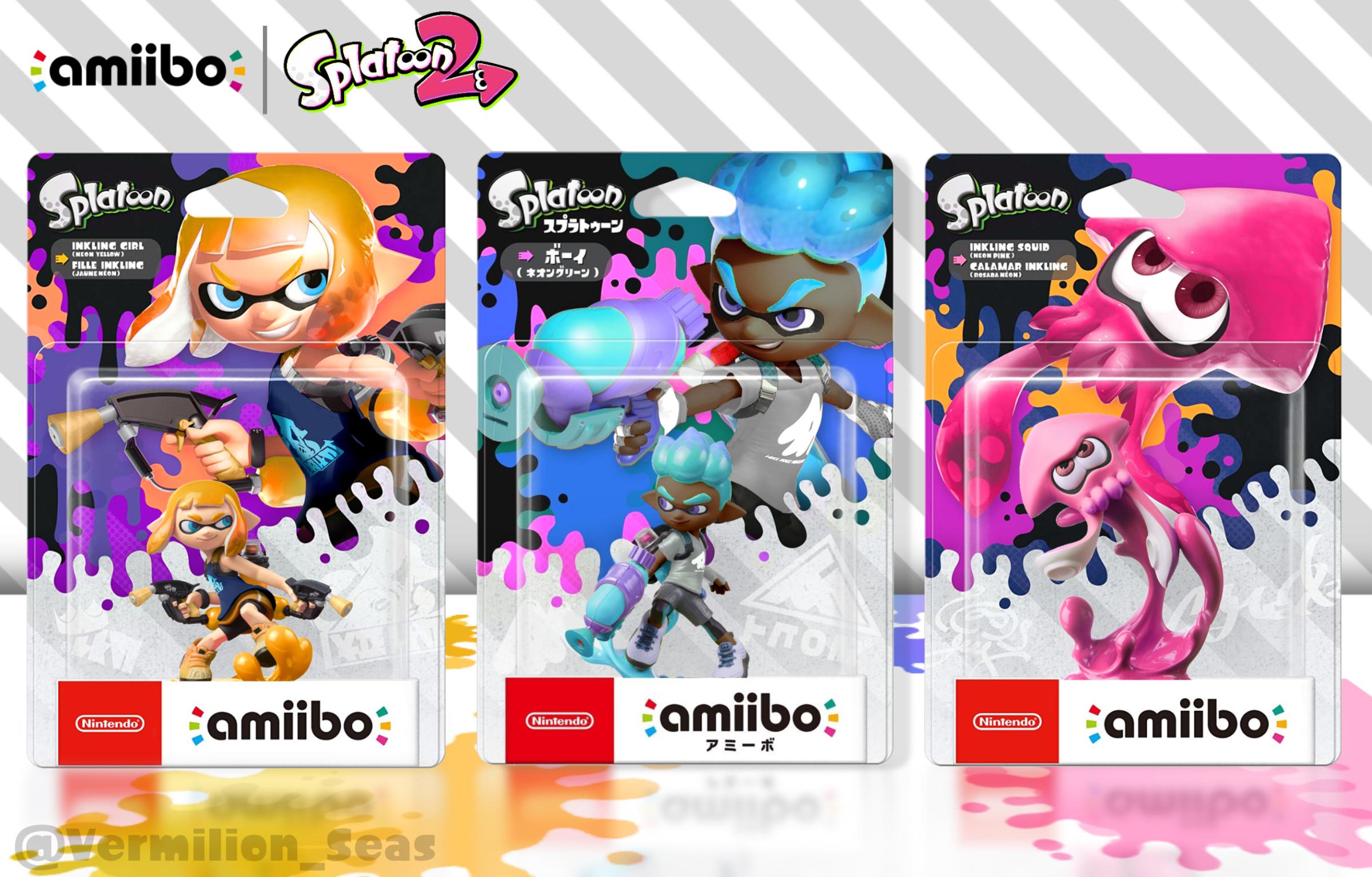 Pufuu Here Is My Finished Concept Of New Recoloured Splatoon 2 Amiibo If You Could Get One Which Amiibo Would You Pick Splatoon Splatoon2 スプラトゥーン スプラトゥーン2 Amiiboカメラ Amiibo Nintendo