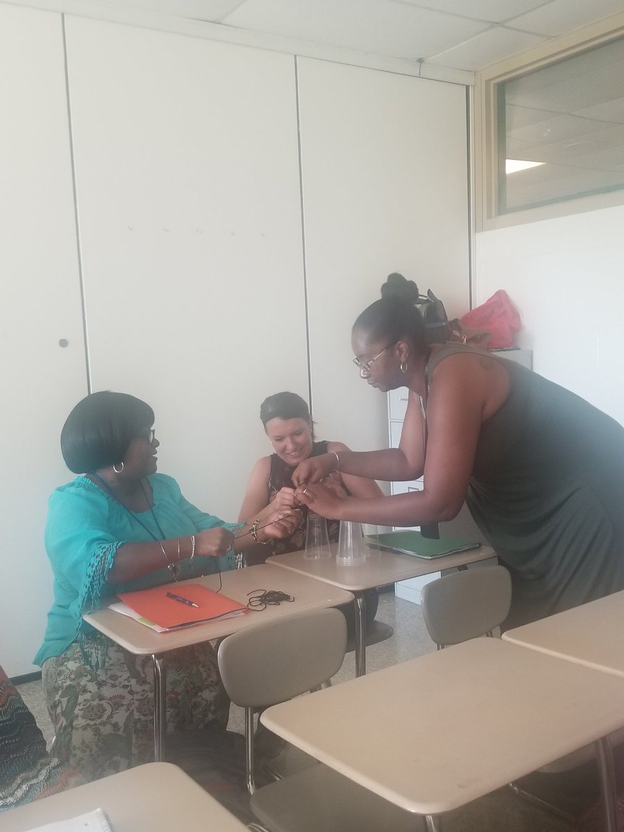 mauro_science's tweet photo. LMS Teachers doing a team building STEM challenge on the first day back! #aacpsawesome https://t.co/wD19Ar3NU4