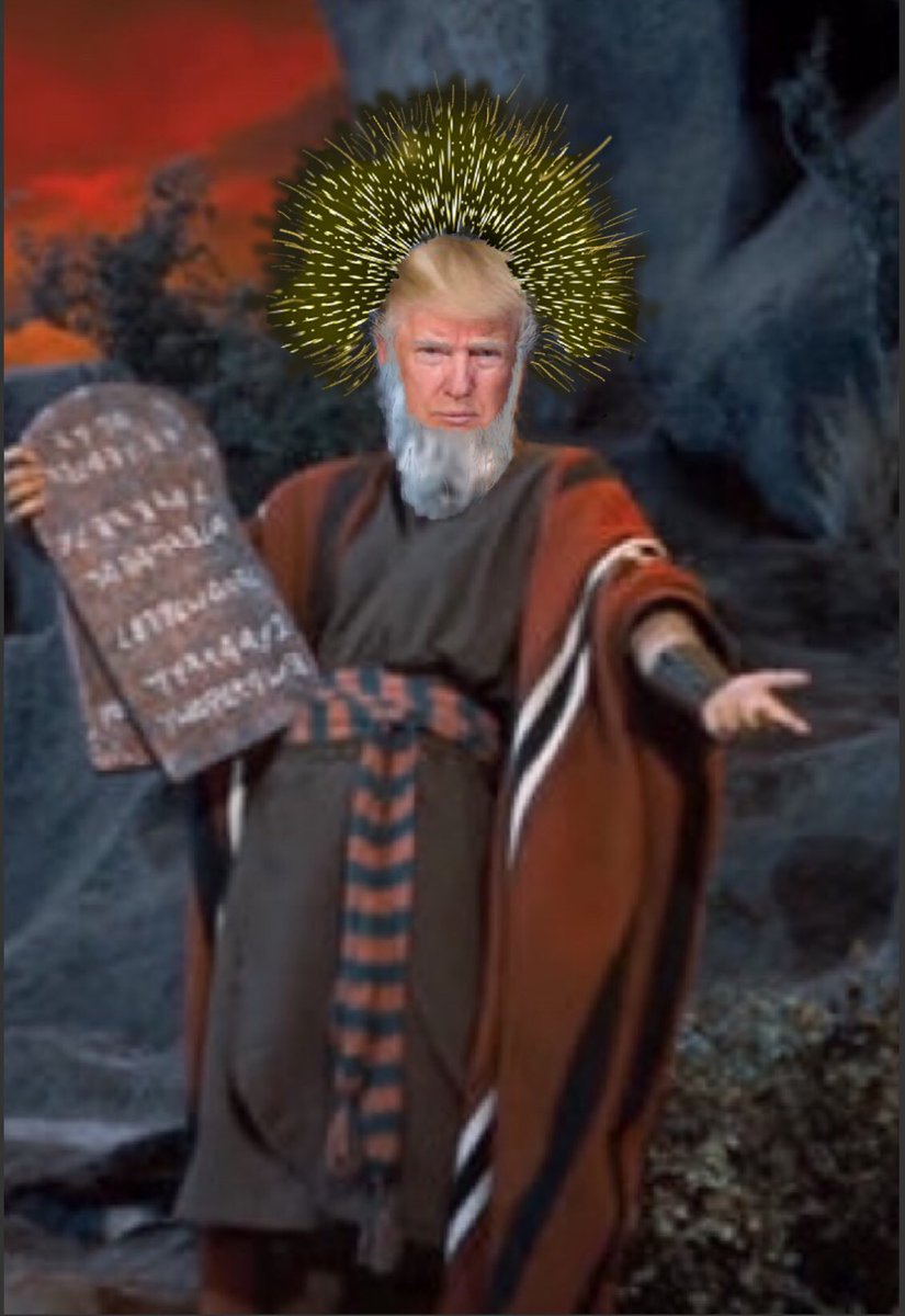 DanielDanny4755's tweet photo. @JohnRMoffitt He is #TheChosenOne
Sayeth #TheBookOfTrump
“ I Hereby Order - Thou Shalt Not Trade With Cathay “
Thank god there isn’t a madman in charge of the #NukeButton https://t.co/B78vaTapiO