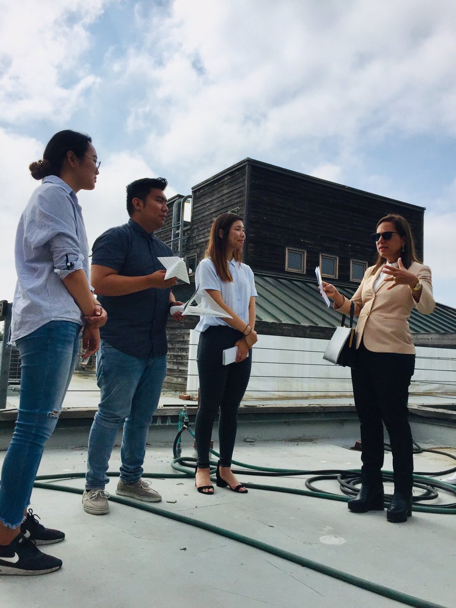 cppenv's tweet photo. "We need the kind of people to have the kind of training that you do to advance."

Architecture students Nayeon Kim, Lorenzo Tayag and Janis Liu met Lt. Gov. @EleniForCA at @lyle_center. Read the full story at https://t.co/GWyHnKvck0 #cpp1stday #cppenv https://t.co/5gfpjxQBiG