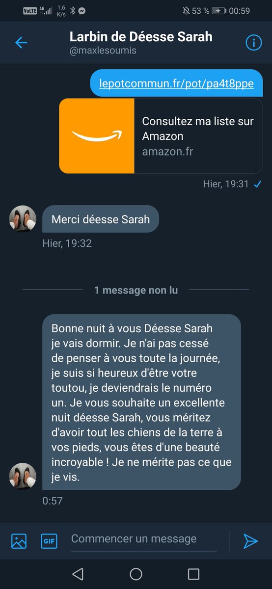 deessesarah9's tweet photo. Voici les messages que j'aime recevoir, il a tout compris.
Prenez exemple les salopes ! https://t.co/Nwc81JrYsS