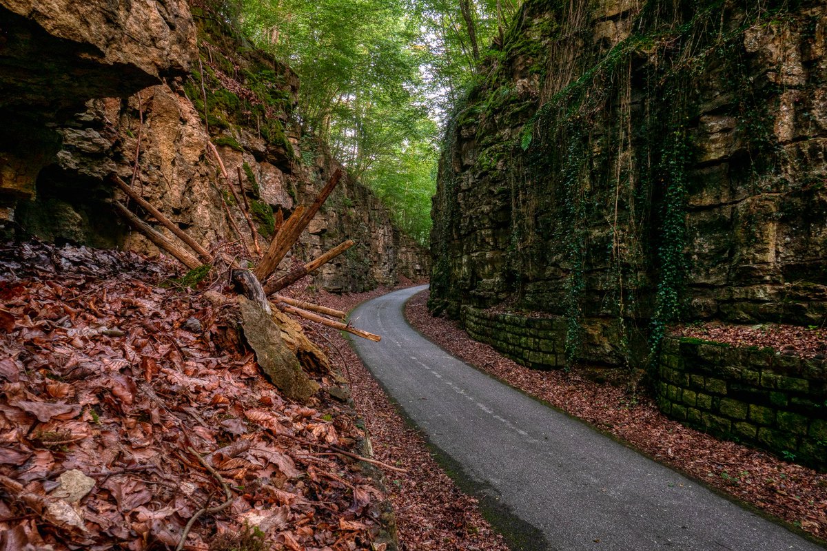 drakewla's tweet photo. And the canyon on #pc2lux near Consdorf. https://t.co/452rSU20xn