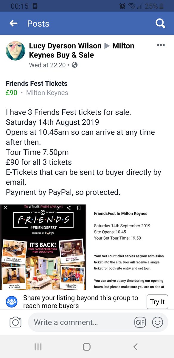 LucyD_Wilson's tweet photo. #FriendsFest #miltonkeynes #tickets https://t.co/1BTm7Fj1o3