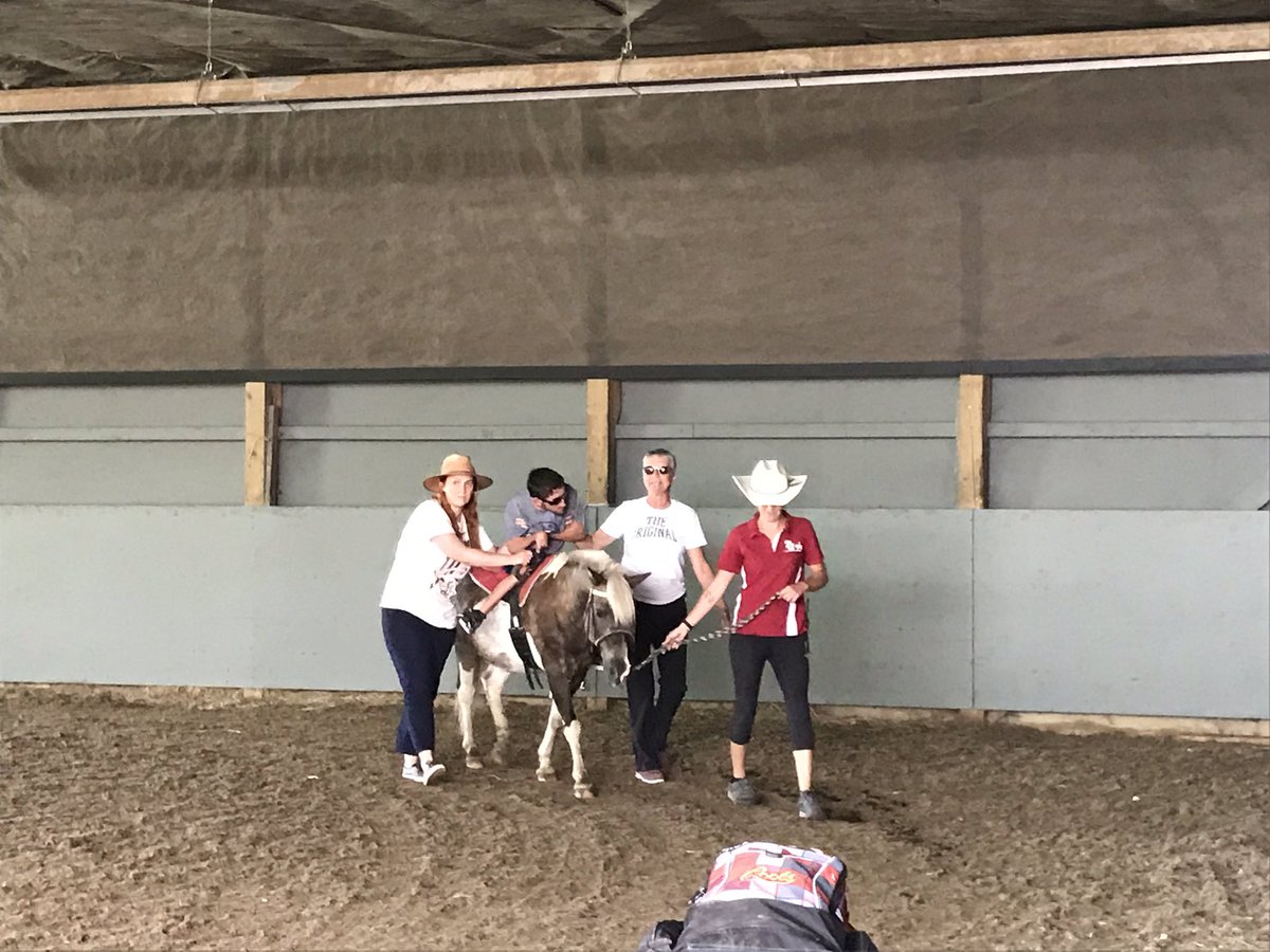 CathyChauvin's tweet photo. Joe donated to the “Acceptional Riders” Therapeutic Riding Program today! All of the birdhouses he sold made this donation possible! Through people’s generosity Joe was able to support 2 people in the 8 week program ! #TjStables @MoeChauvin @sensitycanada https://t.co/cjKjJaOZsT