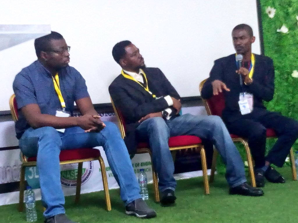 Clinton_Obioha's tweet photo. ''Exploring #3DPrinting Capacities and its market in Africa." @FelixAmaefule from @3D_Africa @YouthForTech sharing insights at the #FAMA2019 conference, ''The Future of Additive Manufacturing in Africa. '' https://t.co/iLinhjC5ns