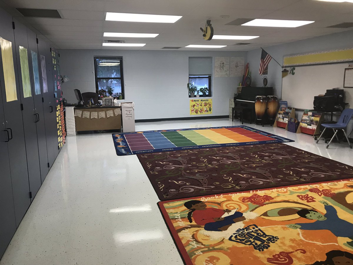 VNESmusic's tweet photo. Before and after pictures of my music classroom!! All that is missing are my Wildcats! I can’t wait for them to fill up this classroom with love, laughter, kindness and beautiful music! See you all on Monday!! #vneslimitless @VNESwildcats https://t.co/pK8p5OuKW1