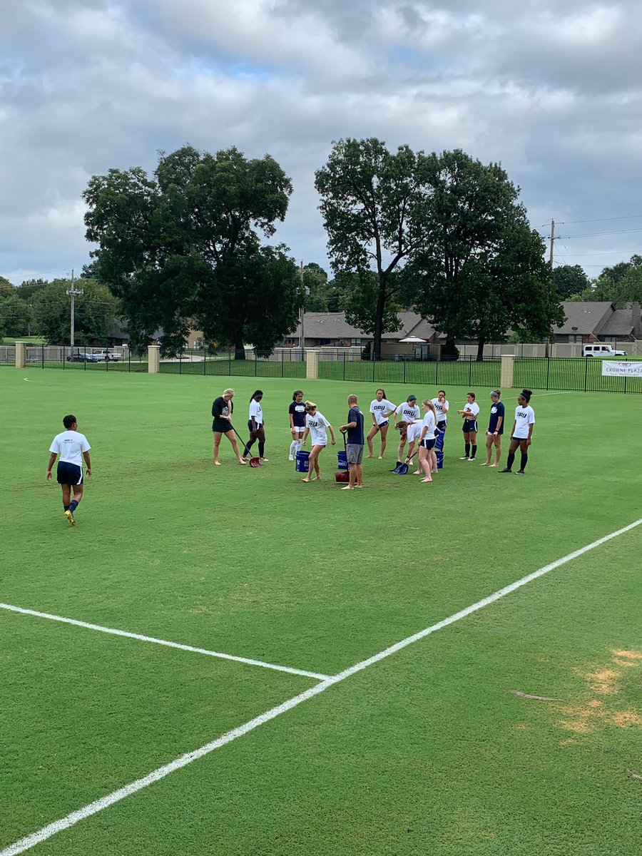ORUWSoccer's tweet photo. A little rain won't stop us, see ya tomorrow at 7 pm. #ORUWSoc #GoldenStandard https://t.co/CSoWf1XlLP
