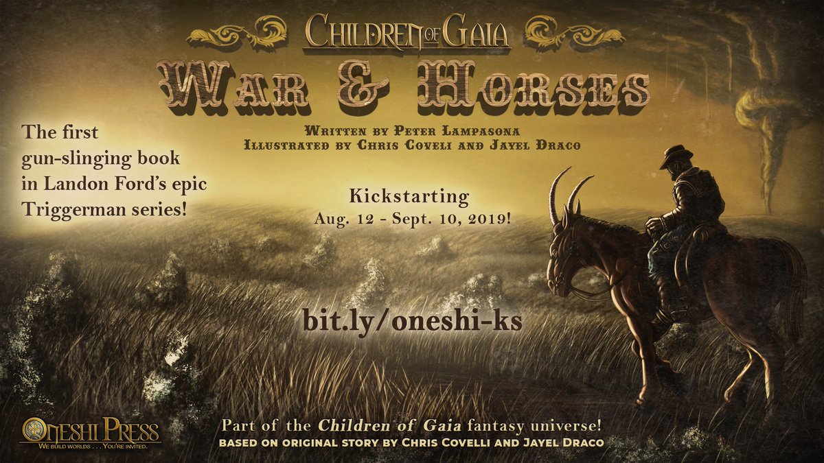 JayelDraco's tweet photo. Check out our #IllustratedNovel #ChildrenOfGaia #WarAndHorses written by @PeterLampasona from @OneshiPress on @Kickstarter #BreakKickstarter - https://t.co/nnOToxu1hz https://t.co/PeQNP4H85B