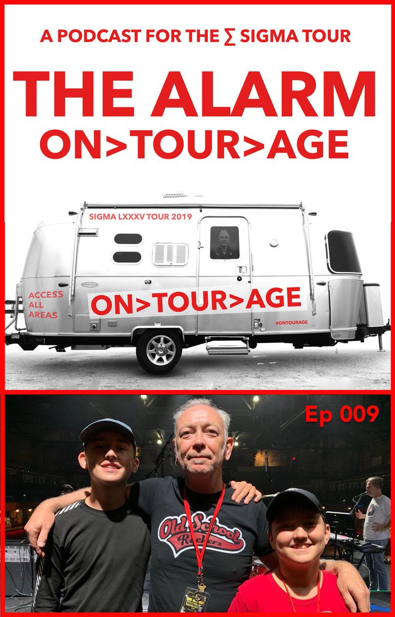 GarethJonesTV's tweet photo. The Alarm On>Tour>Age podcast
Episode 009 OUT NOW
hear the next generation of The Alarm perform Queen & Bob Dylan.
Get it here:
https://t.co/k2PA7fiSYS
or wherever you get your podcasts from.
@googlepodcast
@ApplePodcasts
@Stitcher
@Spotify
@thealarm #podcast #OnTourAge https://t.co/StNsUNwhlE