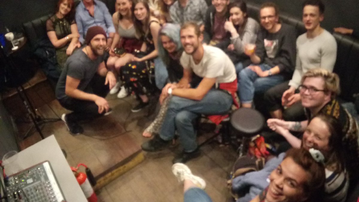 Such a fun crowd tonight! I could either get the whole audience and not myself in the selfie... Or me and some of the audience. Crackin'!
#comedy #standupcomedy <a href="/3Sisters_Edin/">thethreesisters</a> <a href="/BeckyPcomedy/">Becky Povall</a> <a href="/PhilCooperino/">Phil Cooper Comic</a>