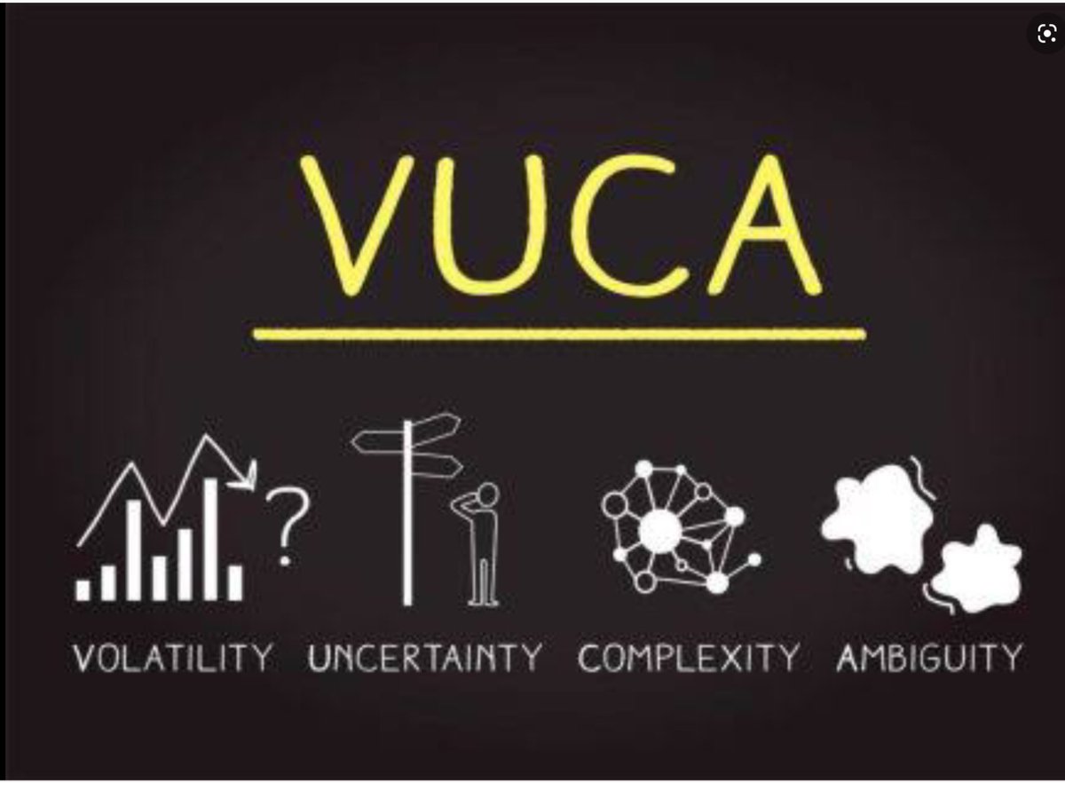 Lisa92255832's tweet photo. #PESA19 Loved the idea of the ‘vuca’ world as a way of clarifying the characteristics that make up the postmodern world https://t.co/mCB5cNhEmz