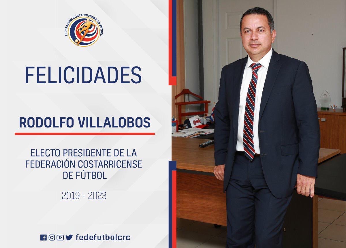 ESPN Deportes Radio (@espndradio) on Twitter photo Rodolfo Villalobos consigue la reelección como presidente de la Federación Costarricense de Fútbol. Villalobos se mantendrá en la FEDEFUTBOL hasta el 2023.
Vía <a href="/Stephaniefutcr/">Stephanie Chaverri C</a> Rodolfo Villalobos consigue la reelección como presidente de la Federación Costarricense de Fútbol. Villalobos se mantendrá en la FEDEFUTBOL hasta el 2023.
Vía <a href="/Stephaniefutcr/">Stephanie Chaverri C</a>