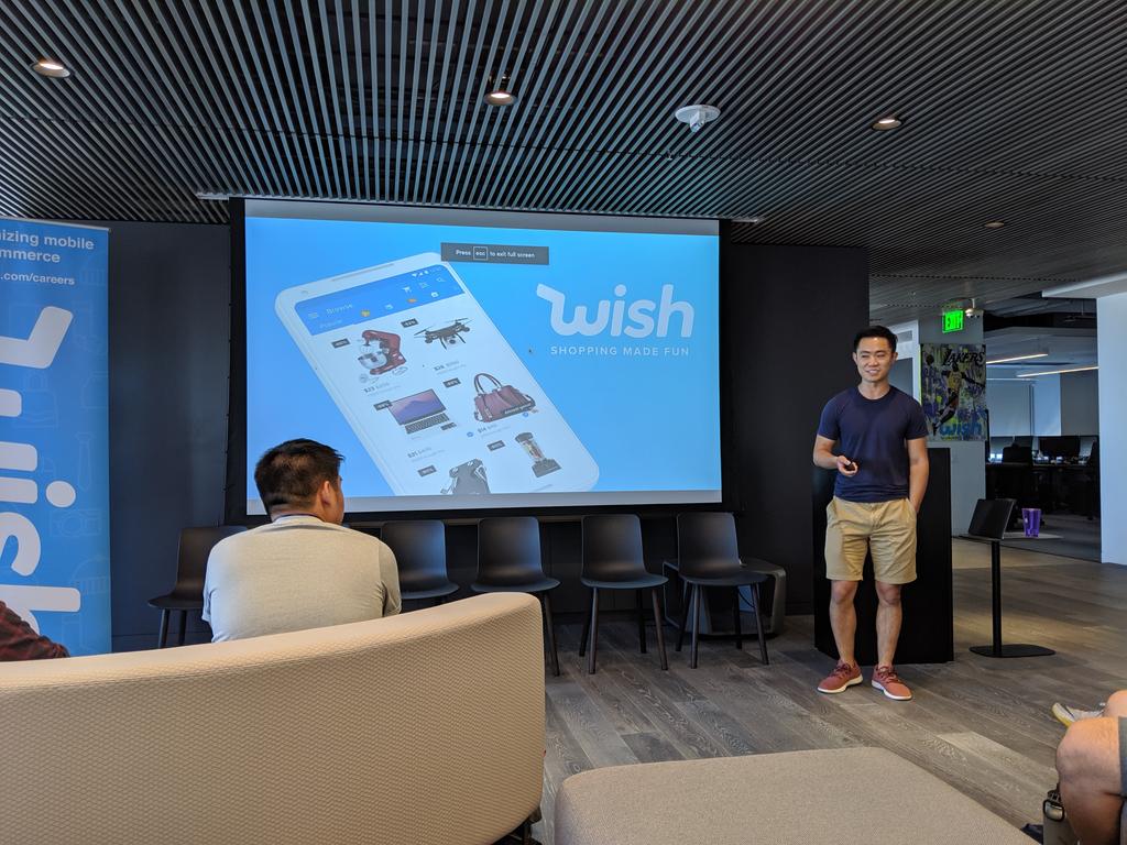 BenAtBerkeley's tweet photo. Great company visit to @WishShopping SF HQ.  Thank you for the great info, networking, and views!  #GBO @CalCareerCenter https://t.co/3fuDojm4Q0 https://t.co/2Ce9o0tWKp