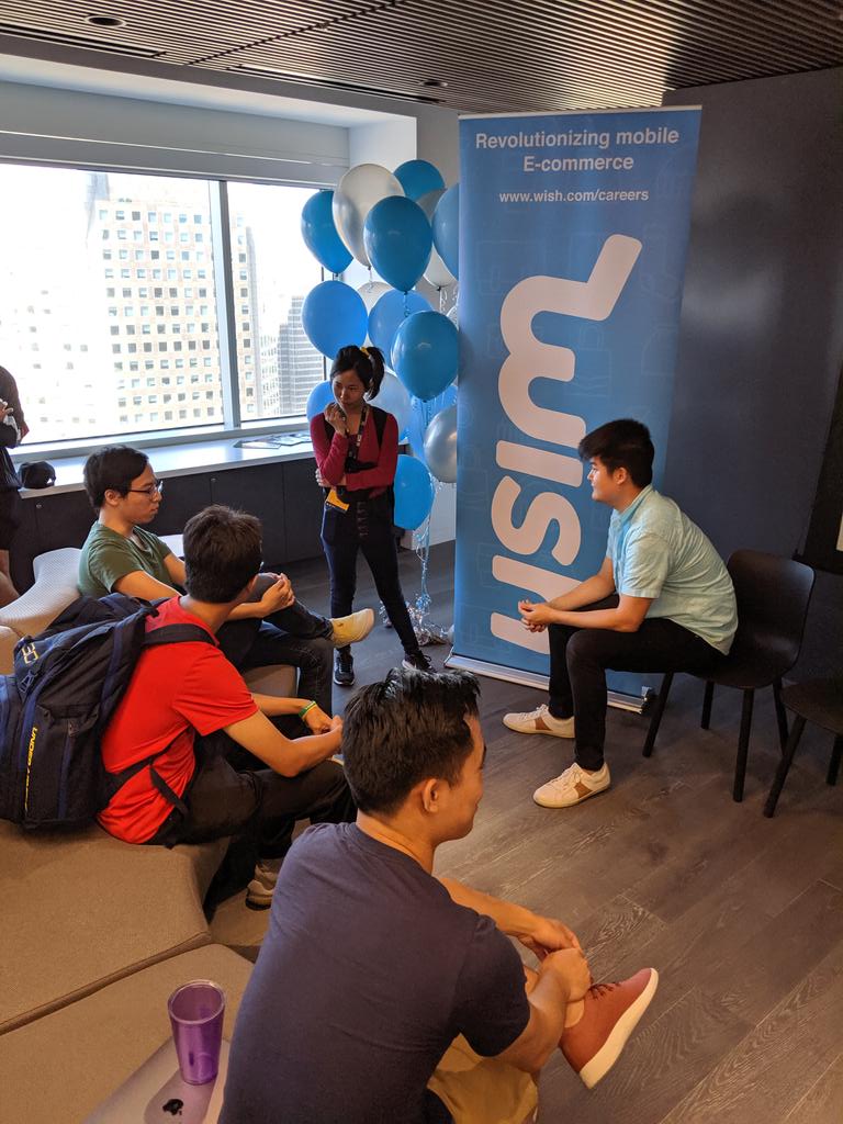 BenAtBerkeley's tweet photo. Great company visit to @WishShopping SF HQ.  Thank you for the great info, networking, and views!  #GBO @CalCareerCenter https://t.co/3fuDojm4Q0 https://t.co/2Ce9o0tWKp