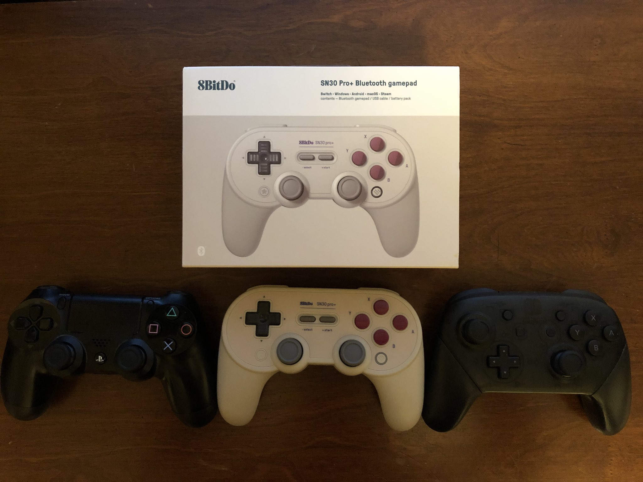 Gozen Looky What Arrived Today Premlimary Off Stream Testing In Super Mario Maker 2 Has Been Excellent Ps4 And Switch Pro Controllers For Comparison 8bitdo Sn30pro Controller Nintendo Switch T Co Qhvmyttdhp