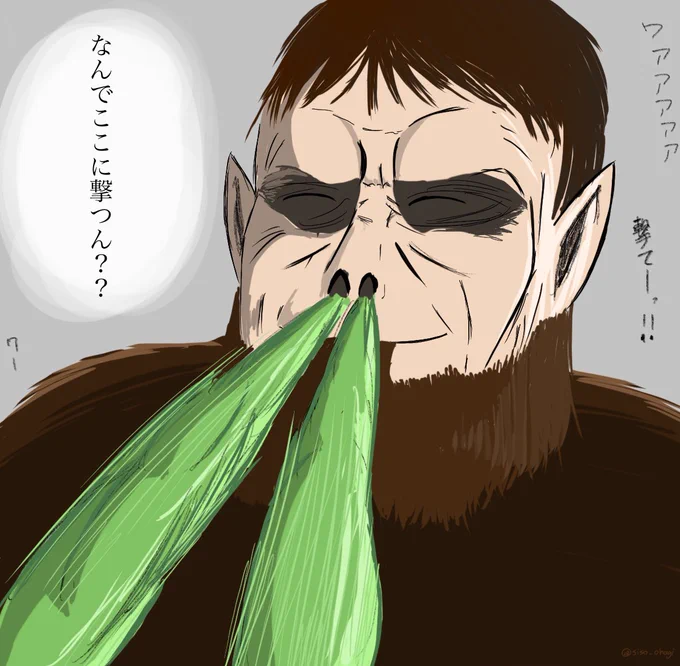 「獣の昼飯の流儀」 

#進撃の巨人
#獣の巨人
#イラスト 