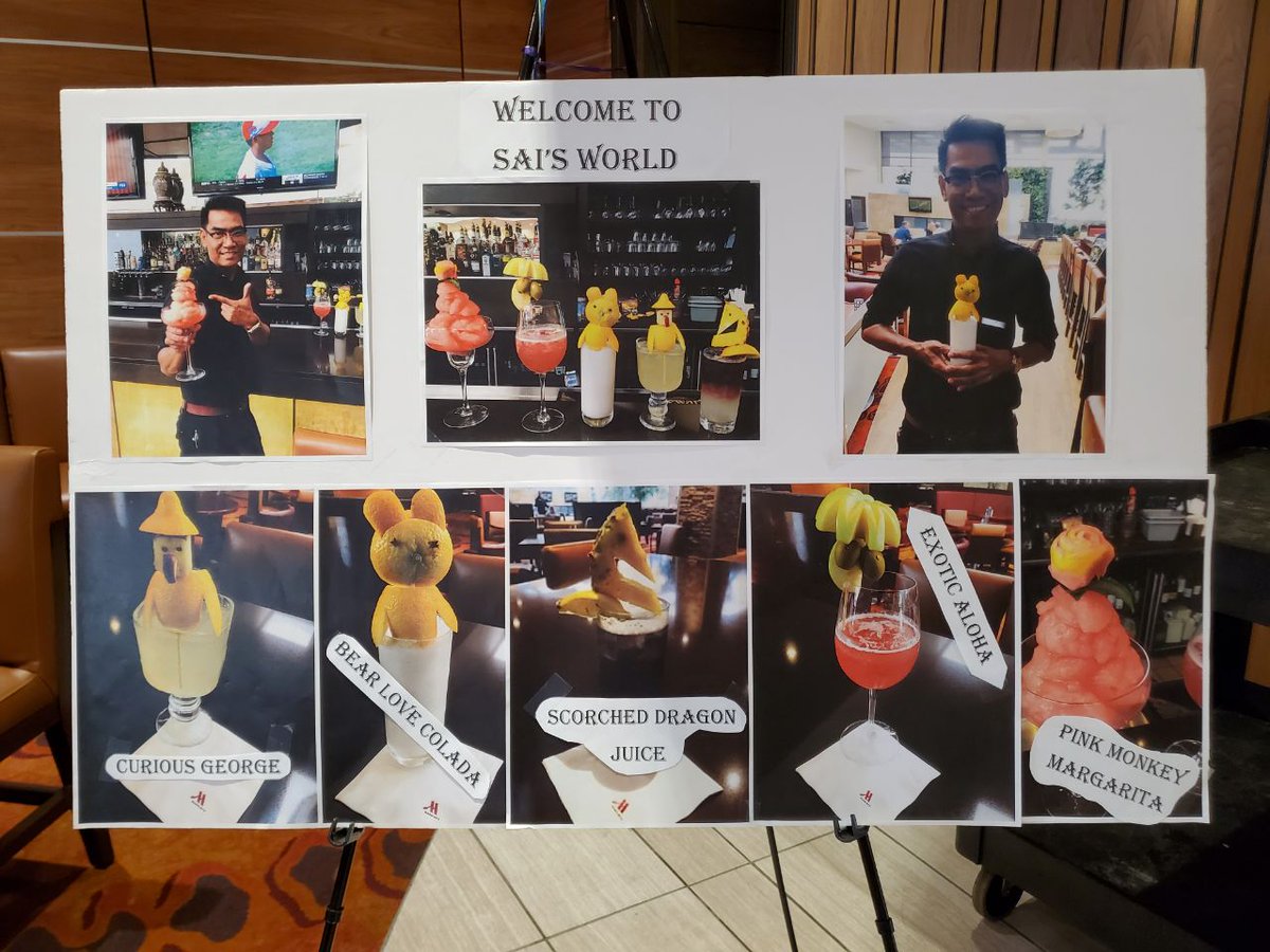 Head on down to the hotel restaurant and check out their themed drink area!