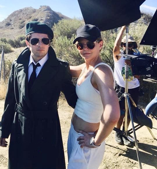 AllAboutJMo's tweet photo. 📸 @jenmorrisonlive &amp; @MichaelAngarano behind the scenes of @SunDogsFilm (June 2016)

#JenniferMorrison #MichaelAngarano #DirectorMorrison #FemaleFilmmaker #FemaleFilmmakerFriday #SunDogsFilm https://t.co/p6Gktoe0sh