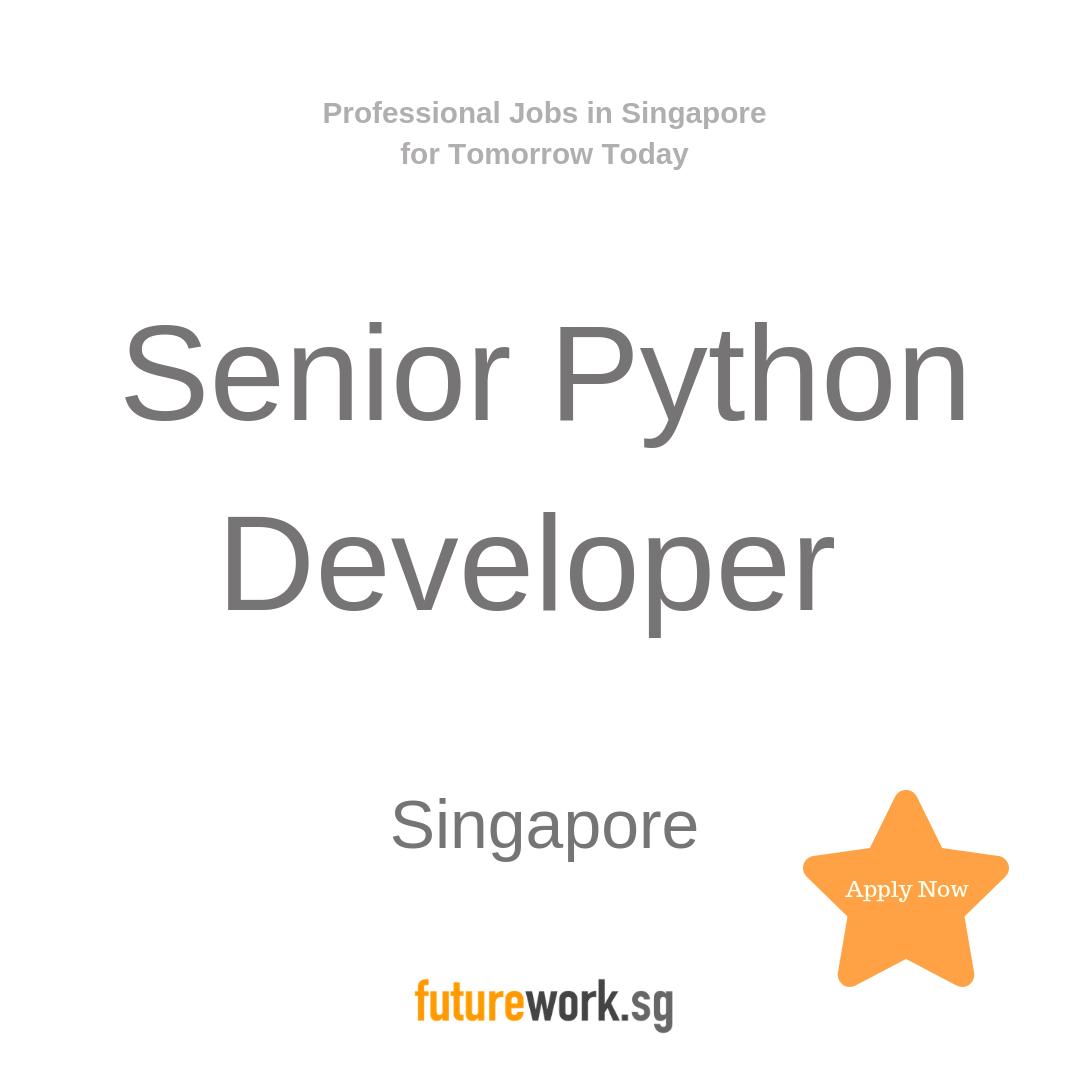FutureWorkSG's tweet image. Senior Python Developer
A global investment manager is seeking a Senior Python Developer to lead the building of a new research and trading platform for a multi-asset group.  
Apply: bit.ly/2MyyUAI 
#pythondeveloper #seniorpythondeveloper #pythondev #futureworksg