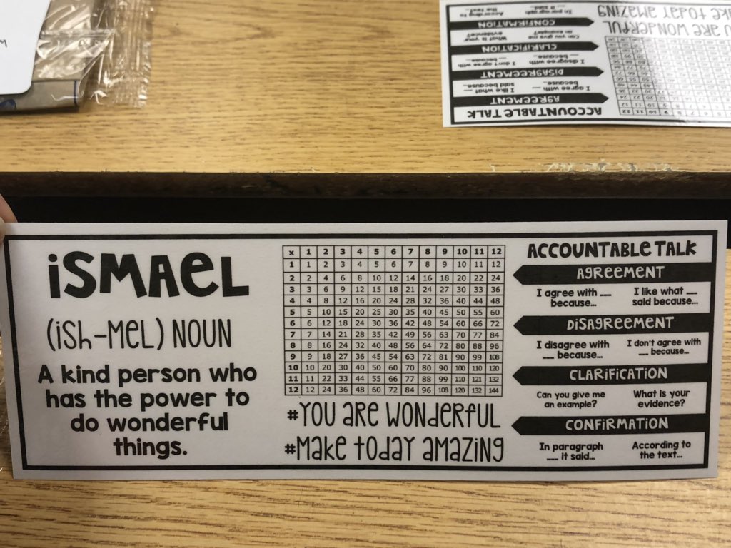 MoniqueWatford's tweet photo. Mrs. Perez is an amazing 5th Grade teacher at @FeatherstonePWC ! The nametags have a quote about the student from their prior teacher. She is using her #hearthandsandmind to build her classroom culture. #creative #PWCSpositivity #pwcsconnect #pwcsproud @OPL_PWCS @PWCSNews https://t.co/kaSJLRezCH