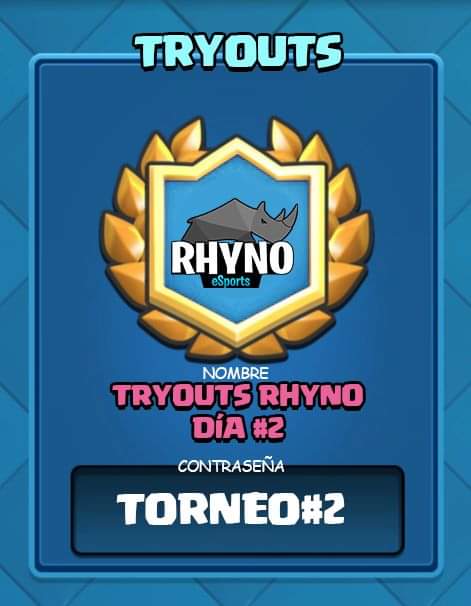 El torneo empezará dentro de una hora, que esperas para participar y poder disfrutar de nuestros beneficios

Nos vemos en la arena a las 8:00 PM 🇪🇨

Demuestra tu nivel en la arena, ven te esperamos!!

#GoRhyno