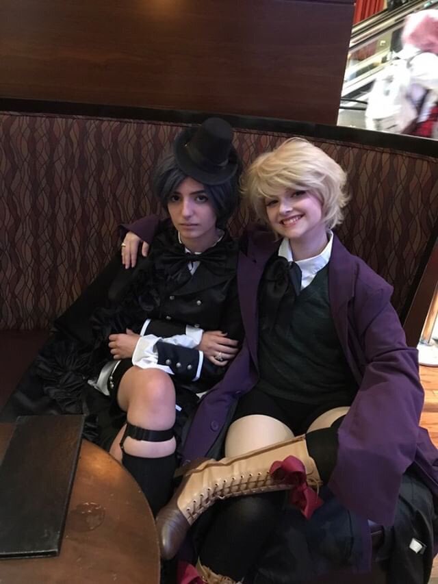 DontDirk's tweet photo. I’m Alois @/miniaturejerk on insta is Ciel
#blackbutler #blackbutlercosplay #blackbutler2 #aloistrancy #aloistrancycosplay #cielphantomhive #cielphantomhivecosplay #kuroshitsuji #kuroshitsuji2 #kuroshitsujicosplay #cielois #alois #ciel #jimmacken #libertycityanimecon #lcac https://t.co/O5loepthUQ