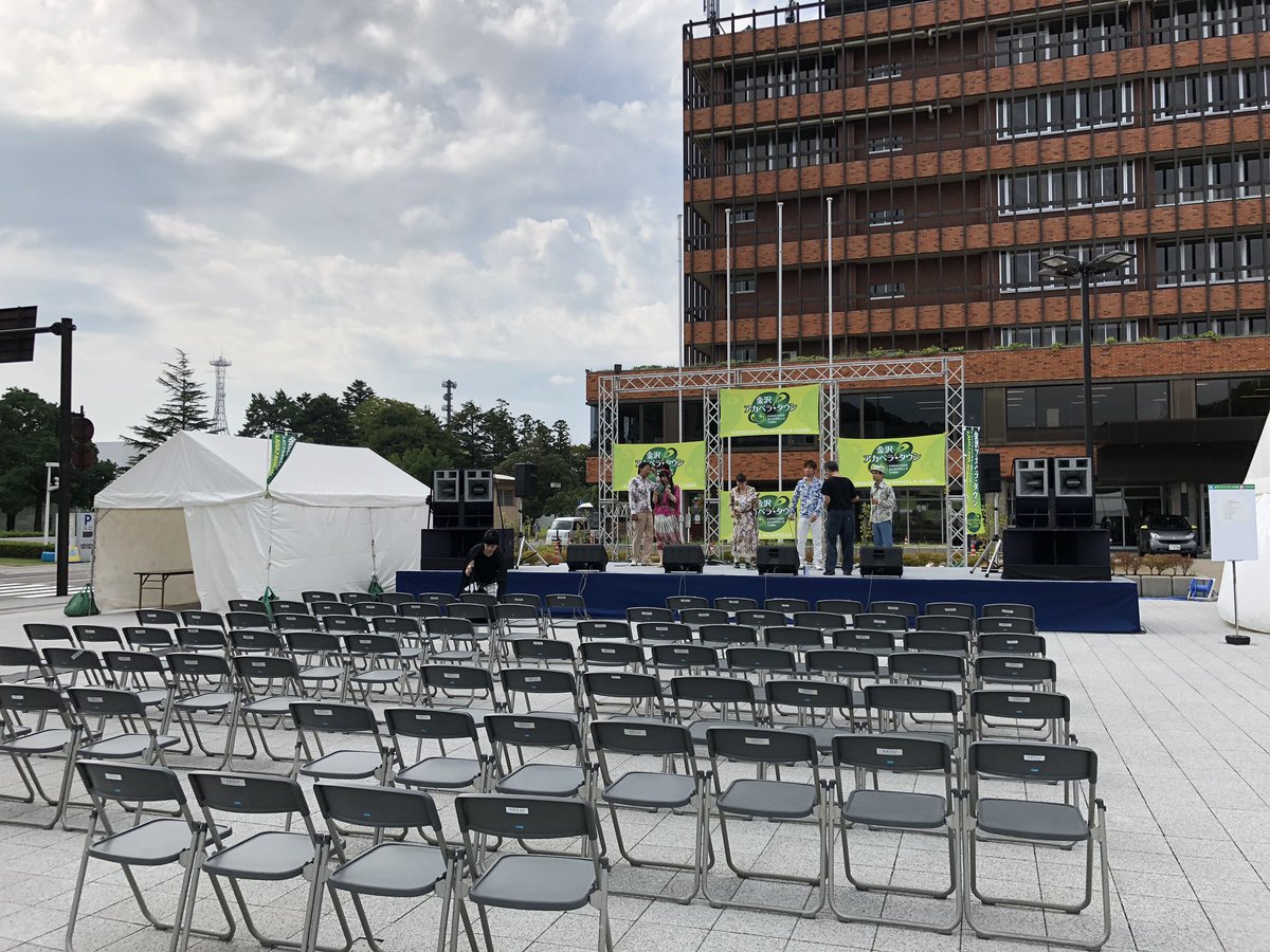 acptown's tweet photo. 本日は市内10カ所でのストリート！
お天気も良く、しかし熱中症にはお気をつけくださいっ！

この後10:00より金沢市役所前でオープニングセレモニーです。ゲストのTRY-TONEさんも参加されます。
ぜひお越しください。 https://t.co/M37Uw8Qt8m