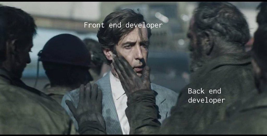 yassseralnemer's tweet image. #front_end vs #back_end