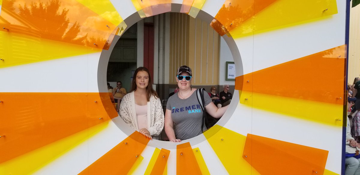 Redbug1224's tweet photo. Visited @BremerBank @mnstatefair #bremergrainbin #bremerathefair https://t.co/wZjGon5TET