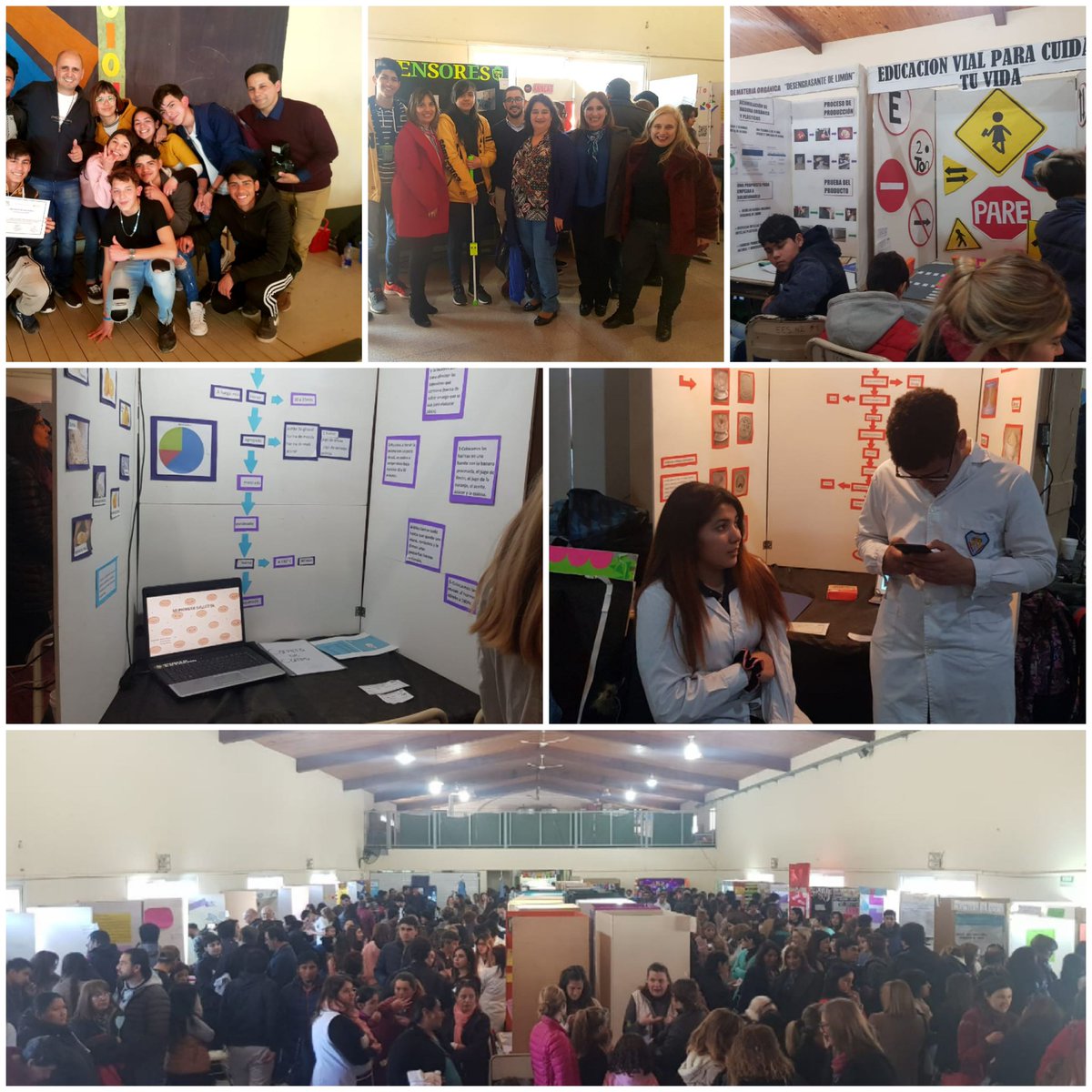 stellafornas's tweet photo. #Región11 Feria Regional ACTE. Dijeron presentes escuelas Primarias, Secundarias, Adultos, Técnicas y Jardines de Infantes de gestión estatal y privada. Rurales, de islas, urbanos y de contexto de encierro. FELICITACIONES!!! @BAeducacion @gzinny @adriana_frega @juliadeget https://t.co/K2PQWe746A
