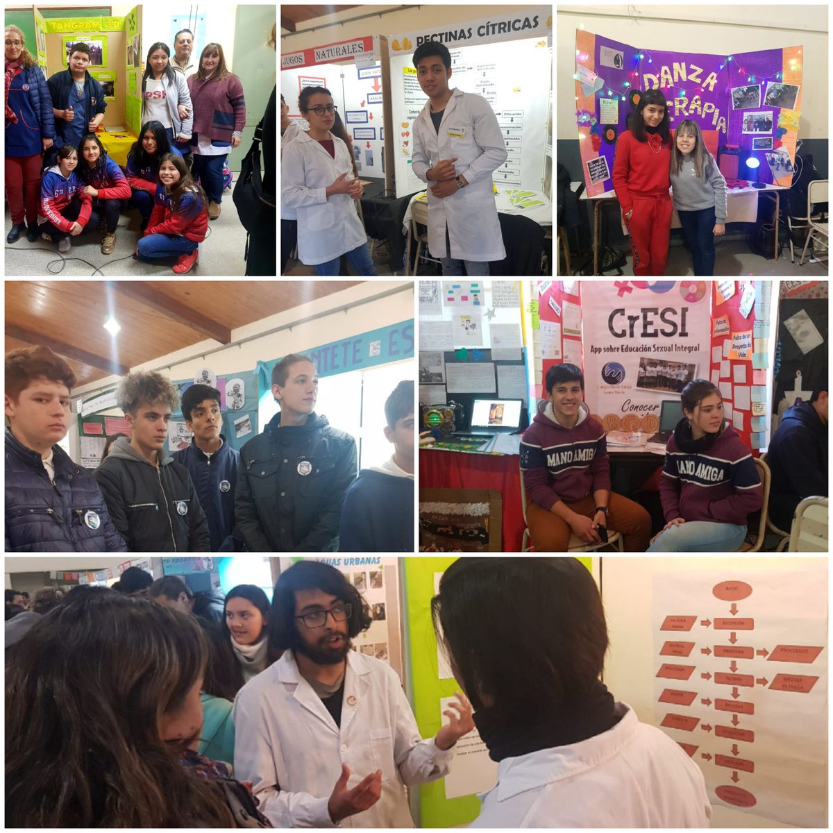 stellafornas's tweet photo. #Región11 Feria Regional ACTE. Dijeron presentes escuelas Primarias, Secundarias, Adultos, Técnicas y Jardines de Infantes de gestión estatal y privada. Rurales, de islas, urbanos y de contexto de encierro. FELICITACIONES!!! @BAeducacion @gzinny @adriana_frega @juliadeget https://t.co/K2PQWe746A