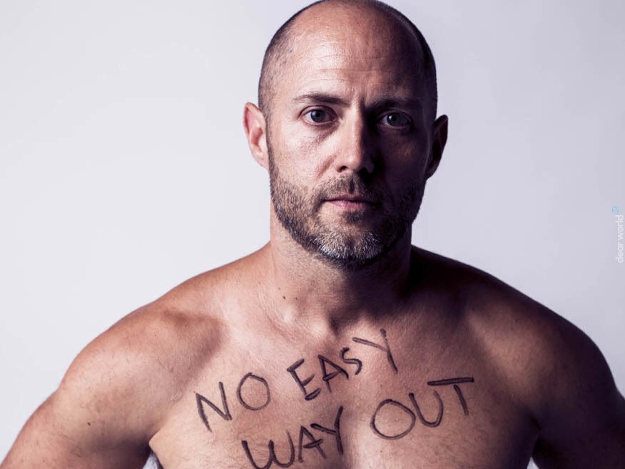 This is my photo from the #dearworld exercise my fellow TC survivors and I did at the TCF Summit.  We each have a story behind our words.  #deartcf #noeasywayout