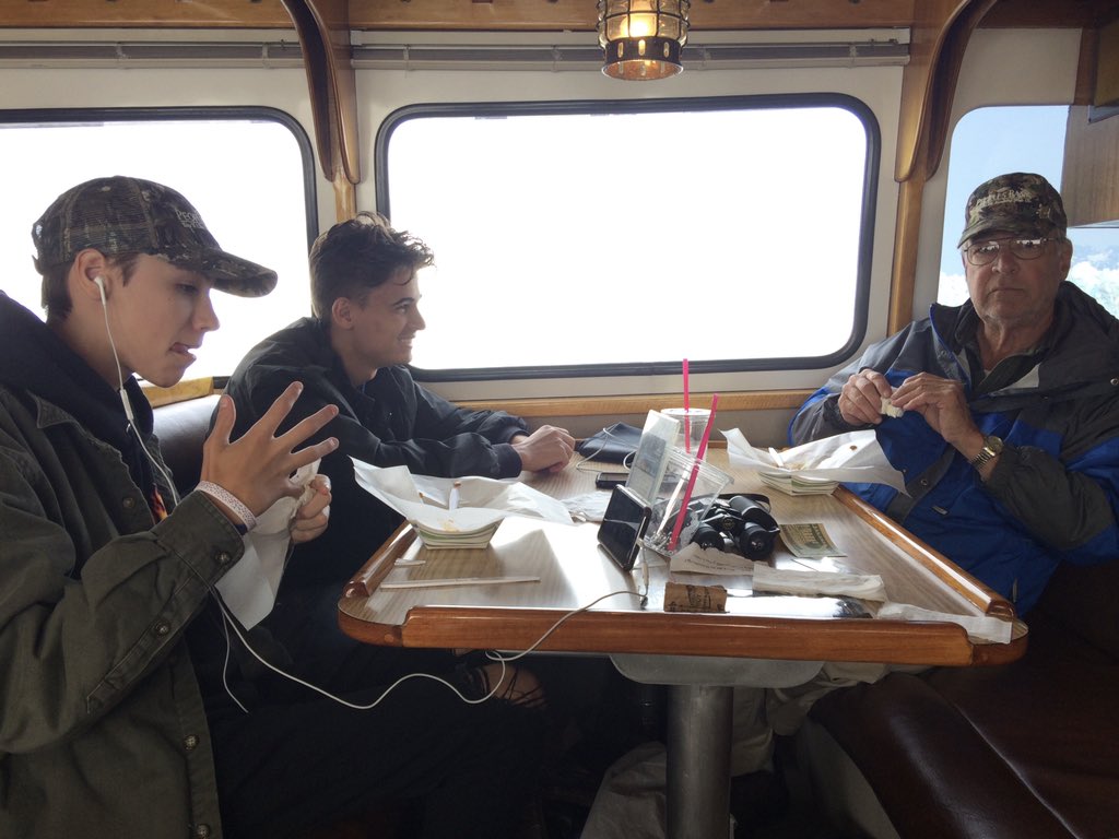 WillTScottKY's tweet photo. Just realized I didn’t put anything on here from this summer in Alaska. Here’s some highlights with two of my four grandsons out on the boat!!! https://t.co/mJEtSvTqXs