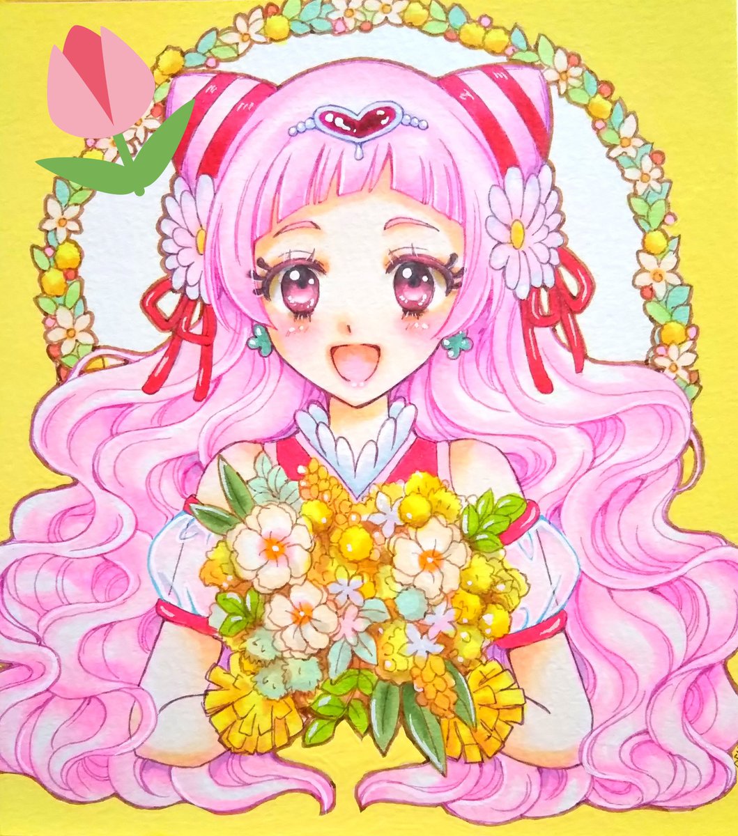 とりあえずこんなん描いてました
～プリキュア編～

去年～今年位に描いたもの、かな

はぐプリに大ハマりしまして。特定の誰が好き、ではなく出てくるみんなが大好き!な作品でした?

#プリキュア
#アナログ絵描きさんと繋がりたい #過去絵を投げて絵を描いた気になろうキャンペーン
#はぐプリ 