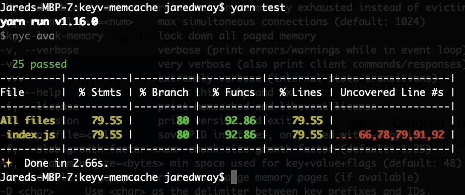 jaredwray's tweet photo. #keyv-memcache fuly tested and is ready to be used in prod. Give it a try as it is based on @lukechilds #Keyv #nodejs #memcache https://t.co/4PfzZdVflk https://t.co/I7cfnIbuT4