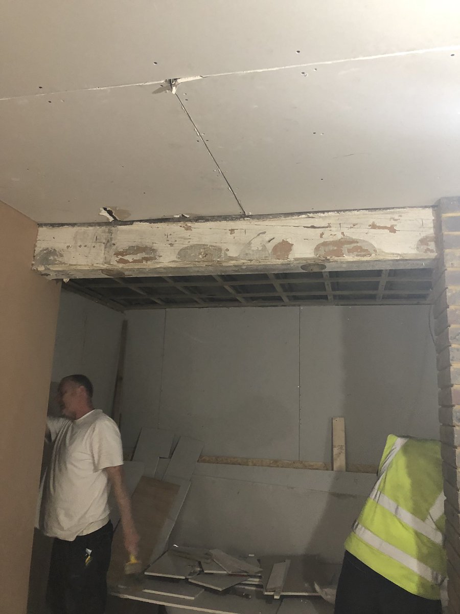 LeeSullivanLtd's tweet photo. Major refurb of derelict run down building underway , to convert to 14 new social housing flats for client https://t.co/9a5OLiLVF5