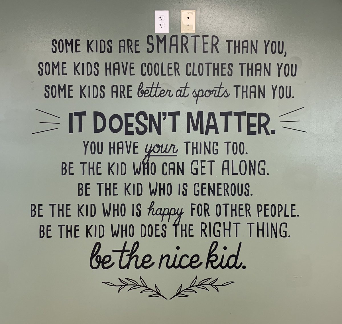 RenaissanceCha5's tweet photo. Our cafeteria decal finally came in!  Such a powerful message for our students!! @rwindlerfreitag @CSUSAhq https://t.co/wguEi2H5Bv