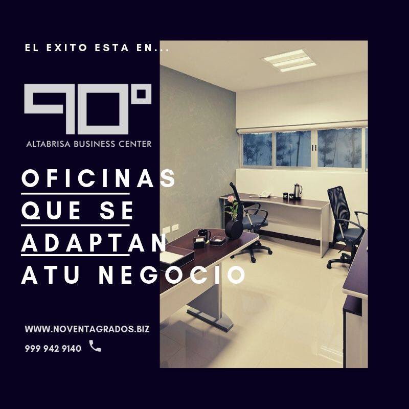 NoventaGrados_'s tweet photo. El trabajo en una oficina no ha quedado olvidado, al contrario muchas empresas necesitan una oficina para poder fomentar el trabajo de equipo en un ambiente compartido.
Ven, el éxito está en... #90grados #BusinessCenter #altabrisa
🌐 https://t.co/9ADFWeikGm
📞 999 942 9140 https://t.co/UBlvsuA1Kn