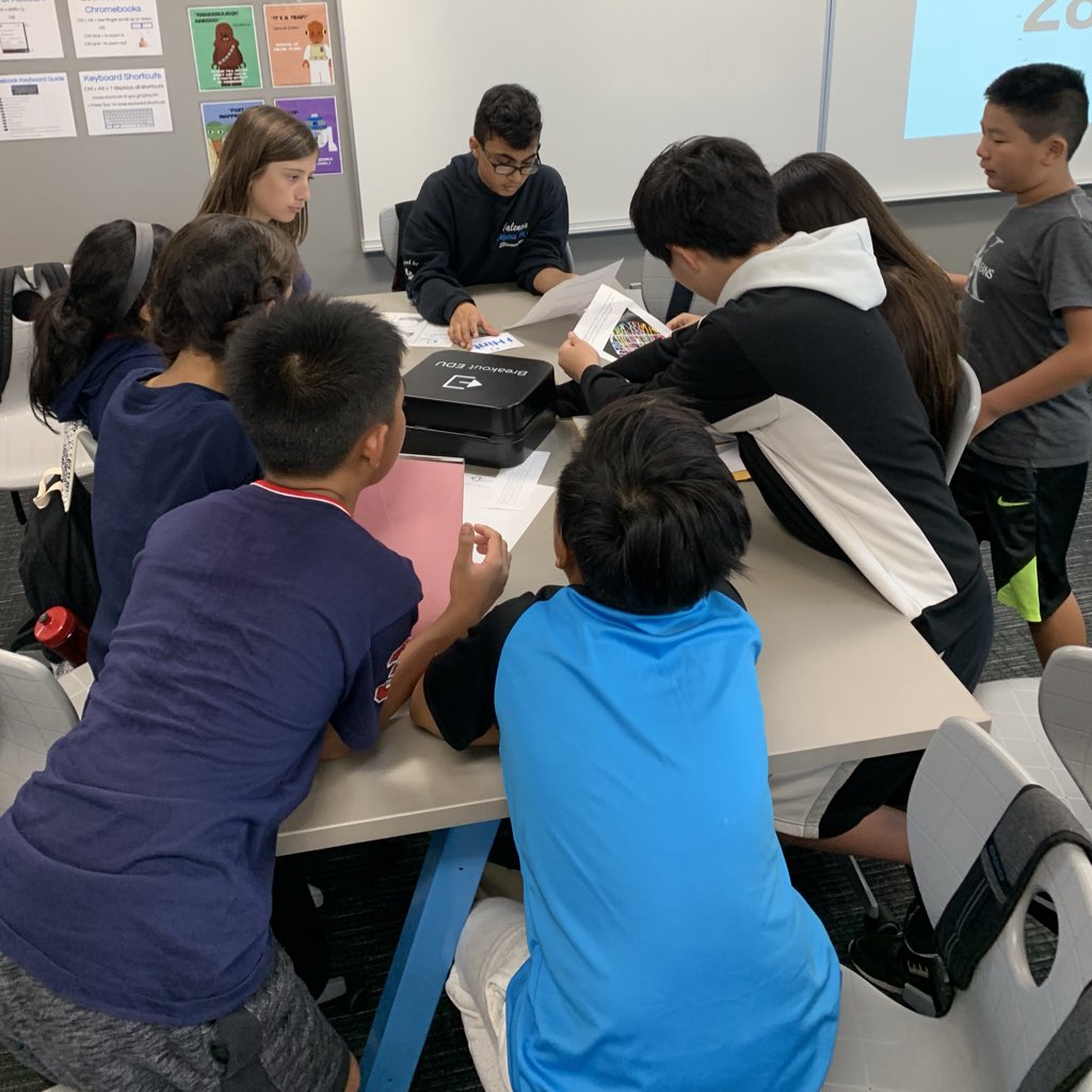 stacyyung's tweet image. Making sure my students leave the second day of school and my class  (and on a Friday!) on a high and NOT talking syllabus, policies, or curriculum by playing @breakoutEDU. 

Never have I had so many students thank me after class for a fun time.