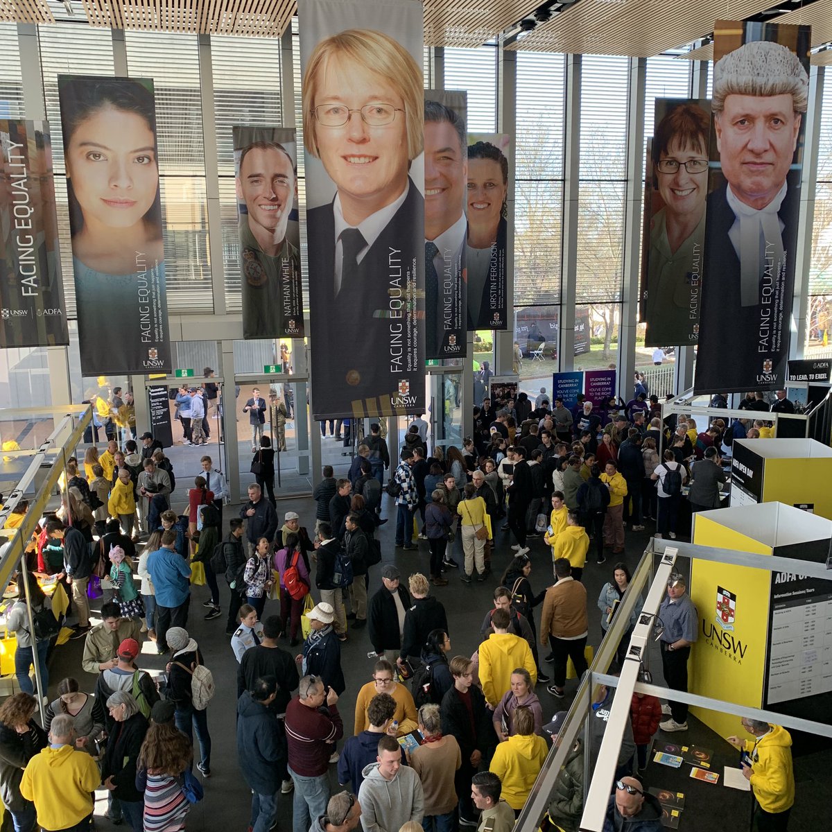 UNSWCanberra's tweet photo. Come see our great team at #ADFAOpenDay and learn about all the study options available @UNSWCanberra #UNSWCBR #StudyCBR https://t.co/f7QjWmcPbC