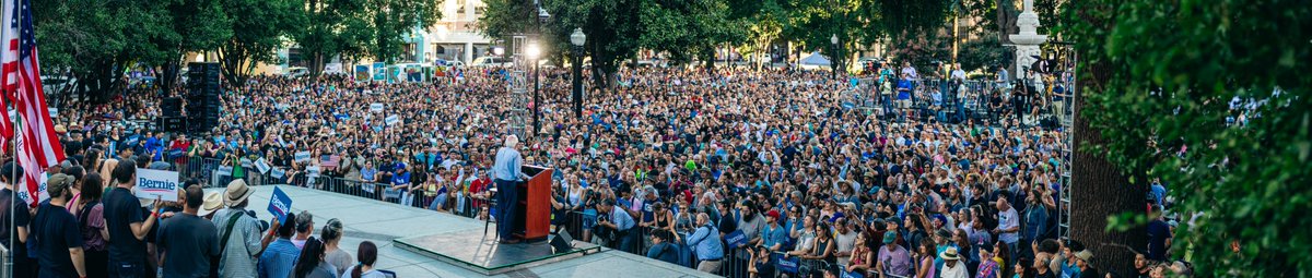 OOOlson's tweet photo. The @BernieSanders rally in Sacramento yesterday hit 5,000 people in 100 degree heat (in the shade). #Bernie2020 is going to win California!
Order Bernie's Large Organizing Pack https://t.co/8pKqhvei89
#BernieInCA #BernieInSac #CAprimary #SuperTuesday #DemPrimary https://t.co/pLmQdJBL8o