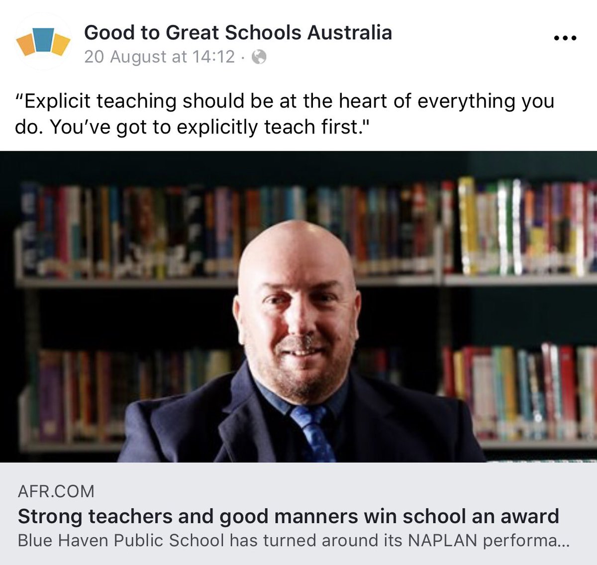 TaniaJames's tweet photo. Yes, explicit teaching SHOULD be at the heart of all you do and it is easy to train teachers in this powerful, high impact strategy. Thanks Financial Review, for this article. https://t.co/oCLdiVSBKP #aussieed #leadershipedu #knowbetterdobetter #dontleavereadingtochance https://t.co/5iRrbPllXu