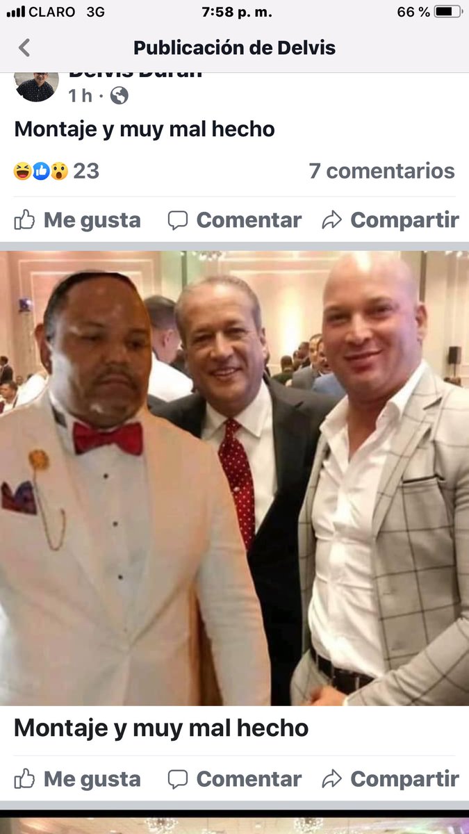 LuisinJimenezc's tweet photo. Ahí están la foto falsa y la verdadera. https://t.co/uWC4wYUgmE