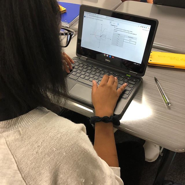 Vad00045's tweet image. Day 10: Another day another great @desmos activity.  Alg2 Students working through a transformation activity. #teach180 #alg2chat #iteachmath #MTBoS
