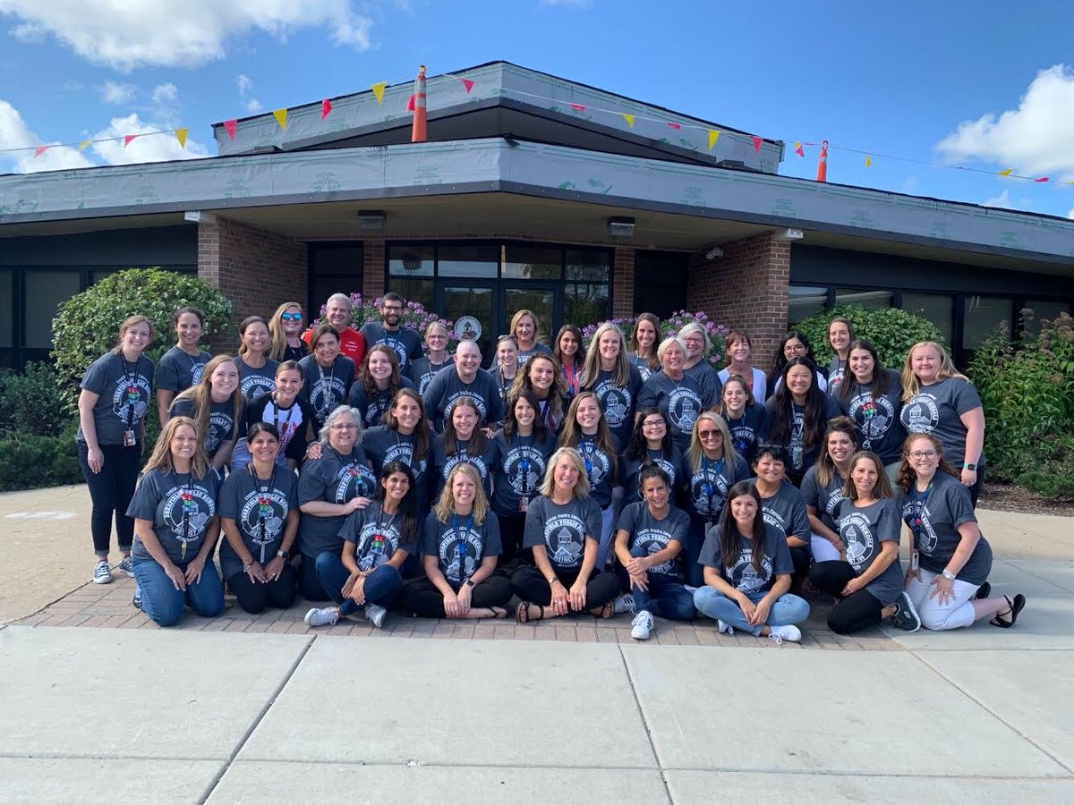 So so lucky to be a part of this amazing staff, school, and district.    Looking forward to a year of collaboration, inspiration, and dedication. #wal109 #engage109